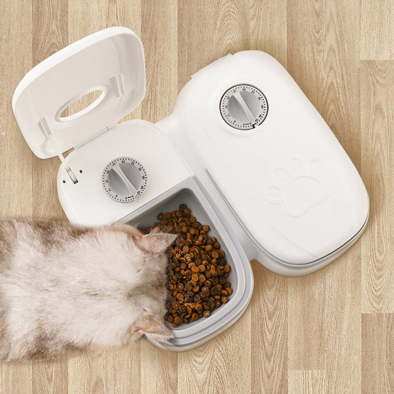 Dispenser de Comida Automático Inteligente | Para Cães e Gatos - Shopibr 
