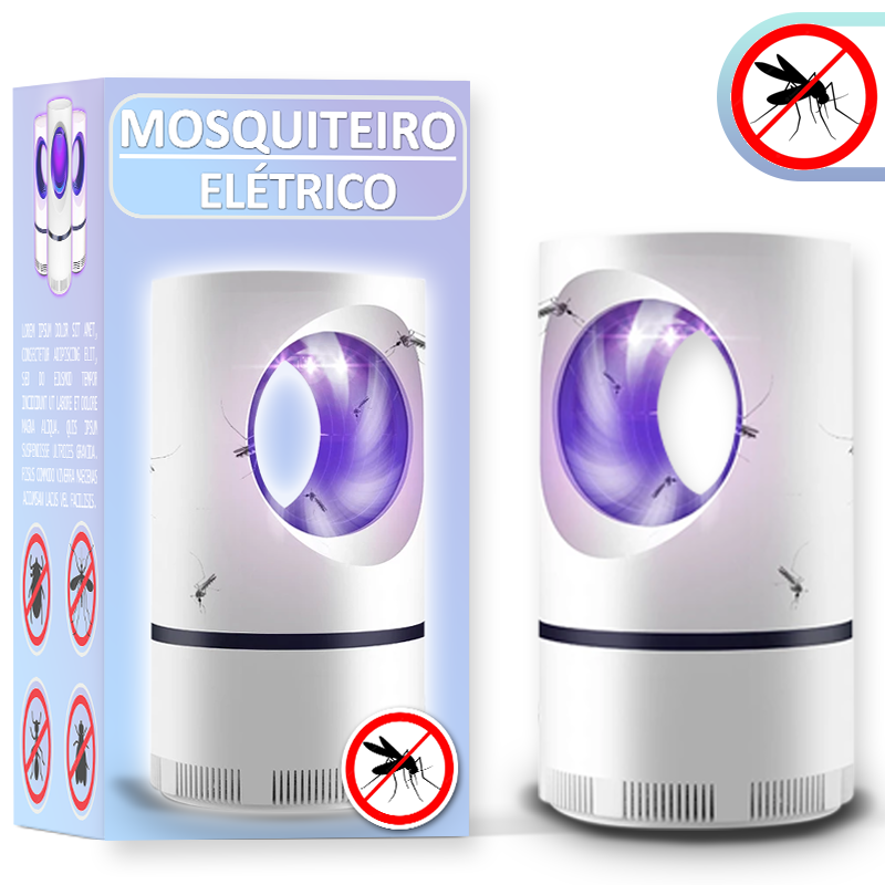 Armadilha Para Mosquitos e Insetos - Mosquiteiro Elétrico - Shopibr 